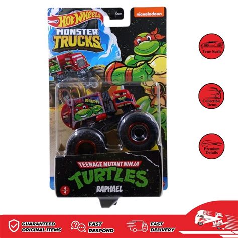 Jual Hot Wheels Monster Trucks Entertainment Themed Teenage Mutant Ninja Turtles Tnmt