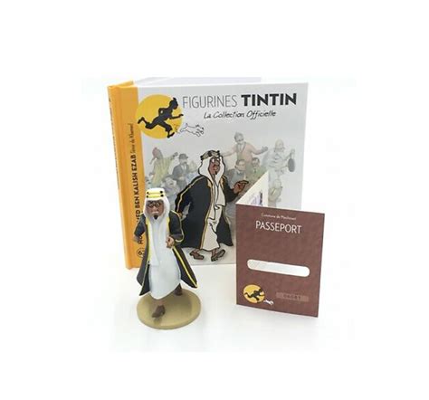 Tintin Mohammed Ben Kalish Ezab Figure Booklet Passport