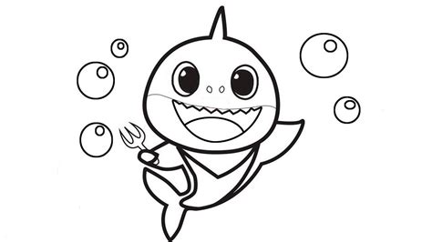 Desenhos do Bebê Tubarão para colorir - Desenhos Imprimir