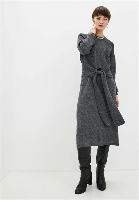 Платье Max&Co DOVRANNO, цвет: серый, MA111EWGILJ9 — купить в интернет ...