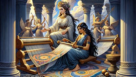 Arachne And Athena Greek Myth Arachne The Story Of The Spider And