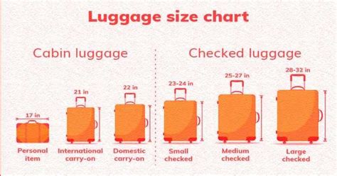 Luggage sizes – Artofit