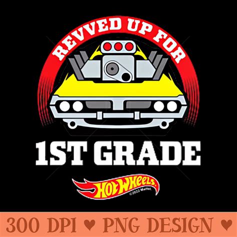 Hot Wheels Revved Up For 1st Grade Vector PNG Clipart Inspire Uplift