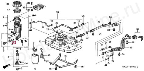 фильтр топливный, 17048SAA003