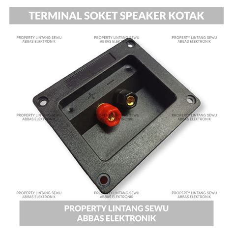 Jual TERMINAL SPEAKER KOTAK BUDING POST TERMINAL SPIKER SEGI BIDING POS