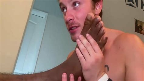 Black Hunk Foot Worshiped And Licked All Over Delicious Feet Gay Interracial Porn Feat