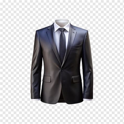 A black suit with a white shirt on the front | Premium AI-generated PSD