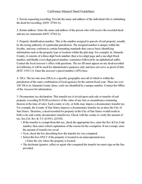 Calaveras County Mineral Deed With Quitclaim Covenants Form
