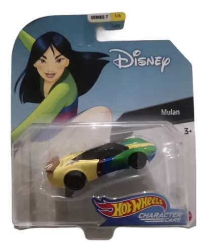 Hot Wheels Character Cars Disney Pixar Mulan Crema Env O Gratis