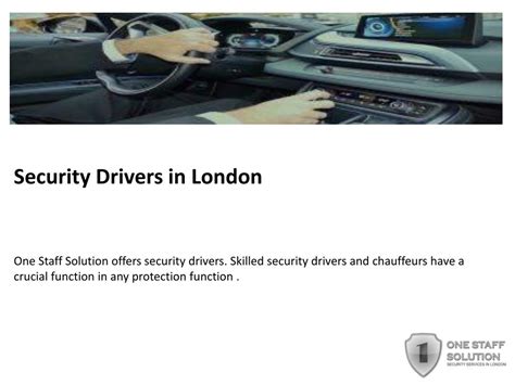 PPT - Close Protection in London by Security Guards Company London