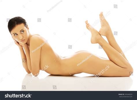 Slim Nude Woman Lying On Belly Stock Photo Shutterstock