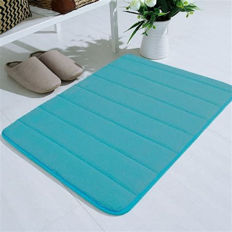 Dpityserensio Clean Bath Mat Solid Color Bathroom Rug Bedroom Floor