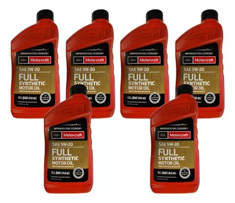 Aceite Motor 5w20 Full Synthetic Motorcraft 6 Botellas