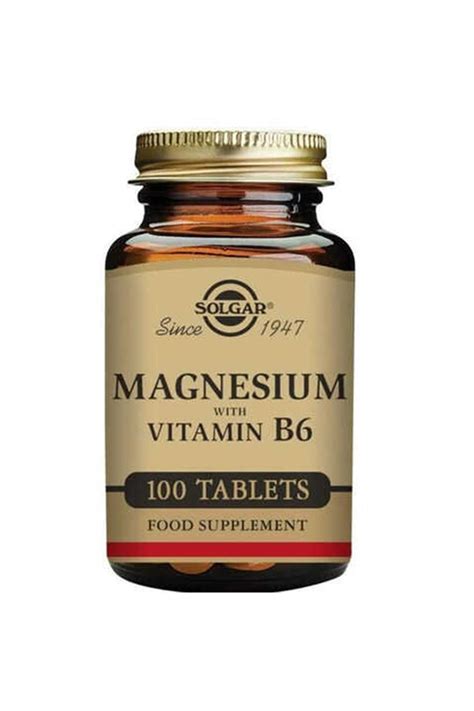 Solgar Magnesium With Vitamin B6 100 Tablet Fiyatı, Yorumları - Trendyol
