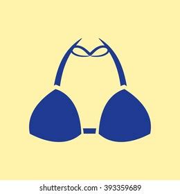 Bikini White Icon On Magenta Color Vector De Stock Libre De Regal As Shutterstock