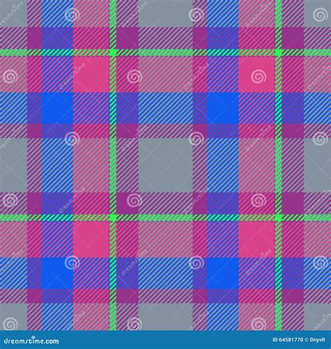 Seamless Tartan Pattern Stock Illustration Illustration Of Plaid