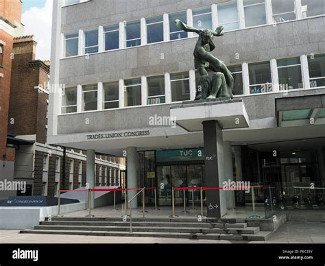 Front View Of Congress House The Headquarters Of The Trades Union