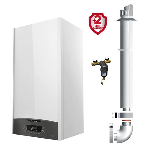 Centrala termica Ariston Clas One+ Wi-Fi 24 kW combi cu Filtru anti ...