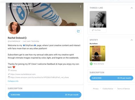 Race Faker Rachel Dolezal S Nude OnlyFans Photos Leak On Social Media