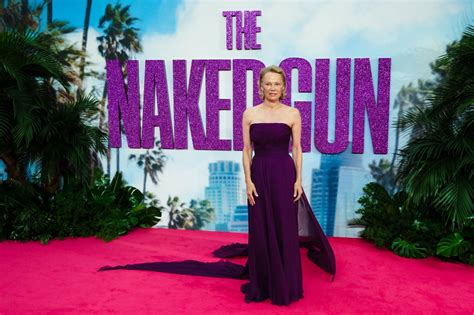 Pamela Anderson Attends Naked Gun Premiere In Regal Rodarte London Celebmafia