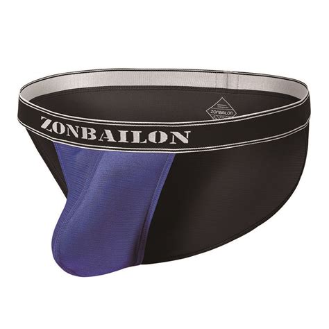 Zonbailon Men S Briefs Sexy Tagless Bikini Underwear Ice Silk Men Underpants Ebay