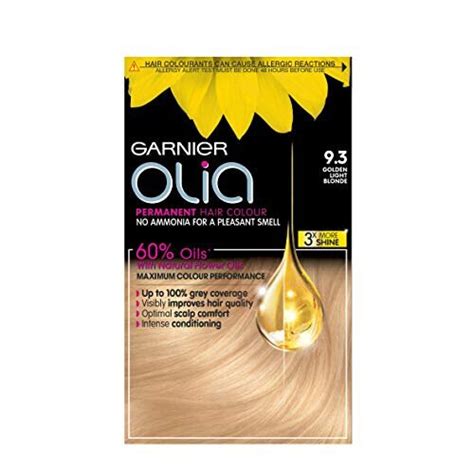 Garnier Olia Light Blonde Hair Dye Permanent Up To 100 Grey Hair Coverage No Ammonia For A