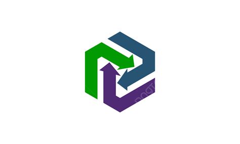 gambar panah vektor desain logo sinergi desain pasar kepemimpinan
