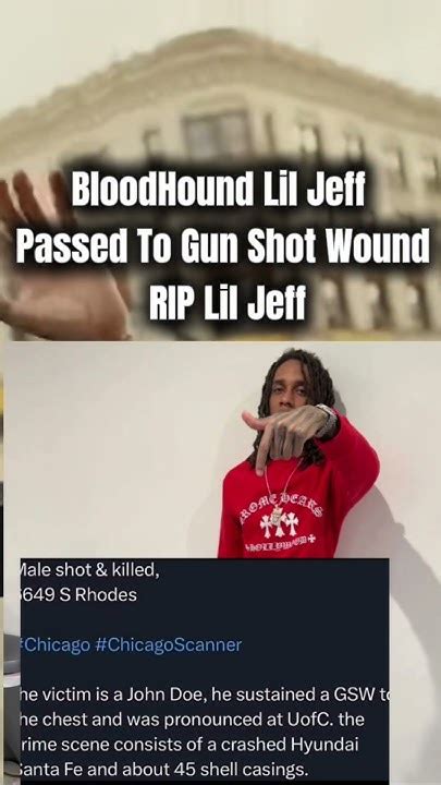 Bloodhound Lil Jeff Passed Away After Being Shot In Chicago🕊️ - YouTube