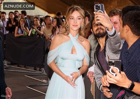 Sydney Sweeney Sexy Shows Off Her Hot Boobs In A Sensational Blue Dress At The Echo Valley