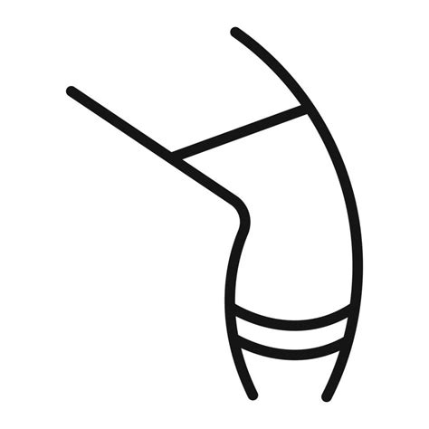 Knee Orthopedic Brace Icon 47628367 Vector Art At Vecteezy