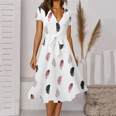 Munlar Womens Midi Dress V Neck Short Sleeve Hot Pink Bodycon Dress Sexy Waistband Prom Dress