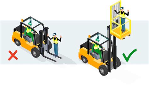 Stand Up Lift Truck With Harness