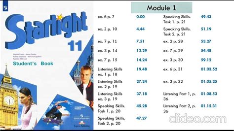 Starlight 11. Module 1. Communication. Старлайт 11 - YouTube