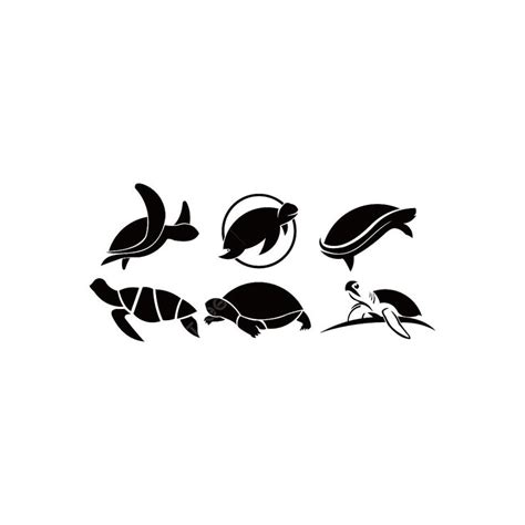 animal turtle icon vector filled flat sign solid pictogram isolated