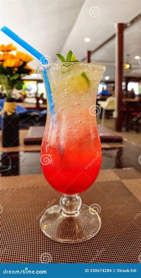 Cocktail With Holiday Flavours Sex On The Beach Stock Photo Image Of Nonalcoholic Terrace