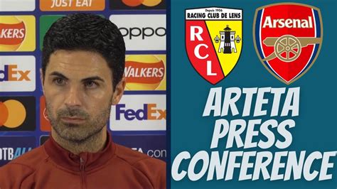 MIKEL ARTETA PRESS CONFERENCE AHEAD OF RC LENS YouTube