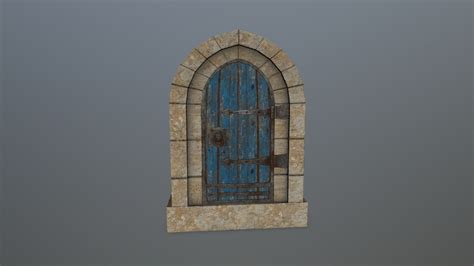 Artstation Medieval Door Game Assets