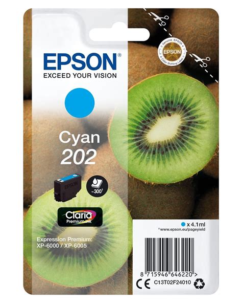 Epson Kiwi Singlepack Cyan Claria Premium Tinte Ebay