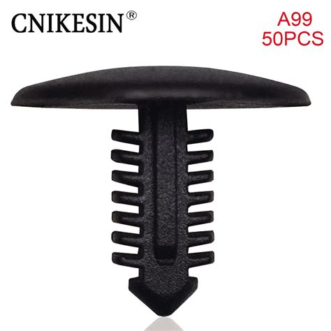 Cnikesin 50pcs A99 7 2mm Hole Auto Fastener Nylon Clips Car Roof Trunk