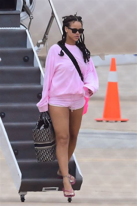 Rihanna at Airport in Barbados 08/19/2018 • CelebMafia