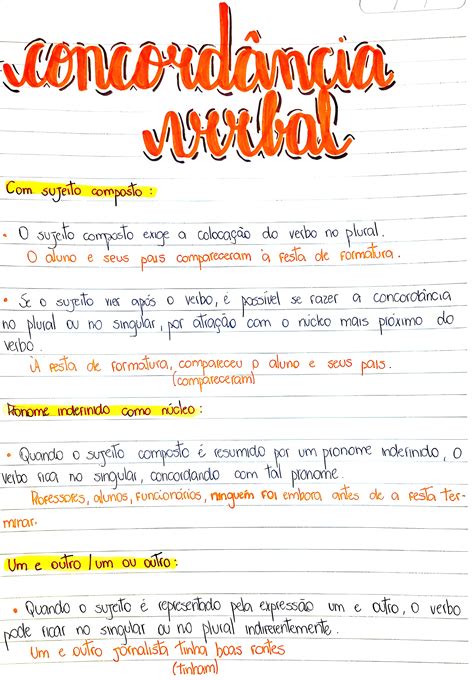 Concordancia Verbal Mapa Mental - MAPA MENTAL SOBRE CONCORDÂNCIA VERBAL - Maps4Study