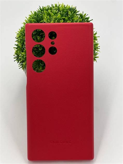 Кожаный чехол / Leather case / для Samsung Galaxy S23 ULTRA / Самсунг ...