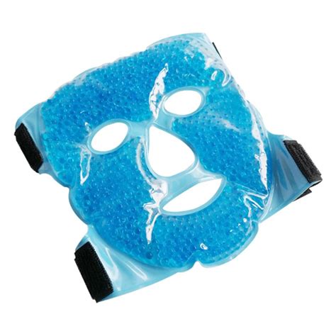 Hot Cold Gel Face Mask Therapy Gel Bead Full Face Cooling Mask Fatigue Relief Relaxation Pad