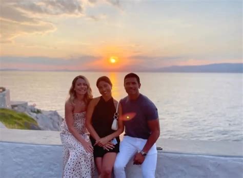 Kelly Ripas Daughter Lola Almost Busts Out Of Tight Bikini While On Vacation The US Sun