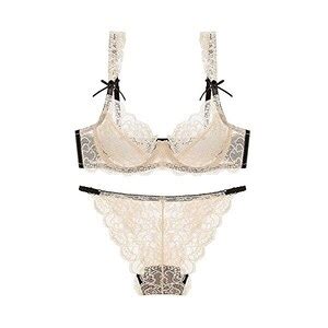 Lorier Set Di Lingerie Sexy In Pizzo Morbido Da Donna Con Biancheria Intima Trasparente In Pizzo