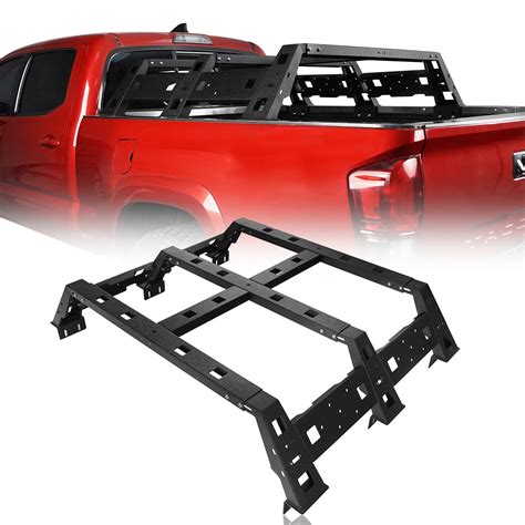 Buy Hooke Road Tacoma Overland 11.5" Bed Rack Truck Cargo Carrier Compatible with Toyota Tacoma ...