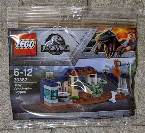 Lego Jurassic World 30382 Baby Velociraptor Playpen Polybag Acheter