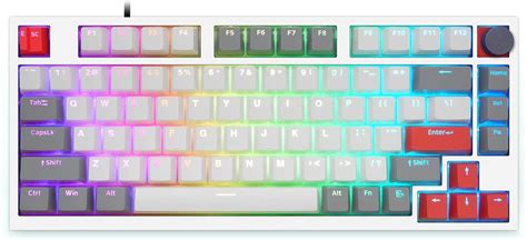 Boyi Gk Keyboard With Knob Hot Swappable Tri Mode Rgb Gaming Keyboard Ghz Bluetooth