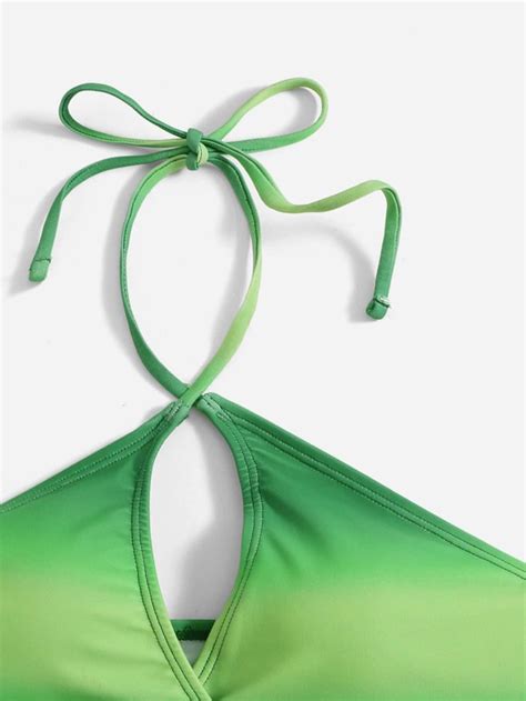 Fairycore Criss Cross Design Tie Side Bikini Swimsuit Shein In