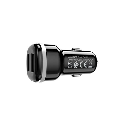 Автомобільний зарядний пристрій Borofone BZ13 Extreme 2xUSB 2.4 А ...